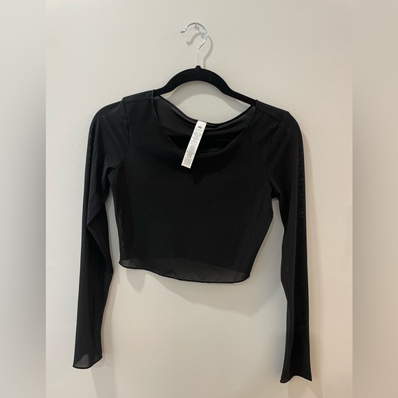 NWOT Alo  Gather Long Sleeve Sheer - Picture 2 of 7